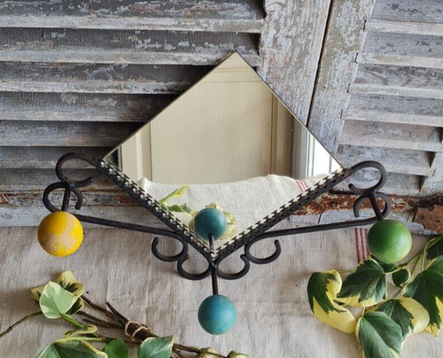 Ancien porte manteau fer - ancien, forge