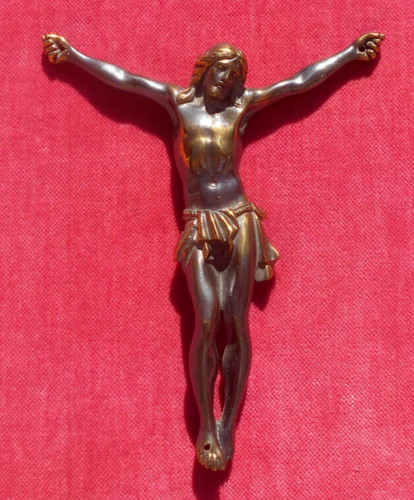 Christ bronze doré - christ,