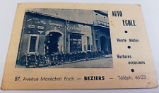 ancienne carte beziers auto