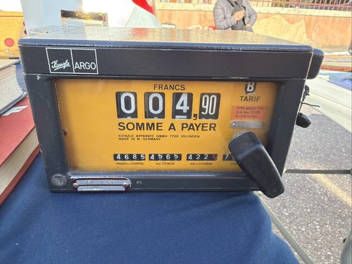Ancien compteur taxi - ancien, de