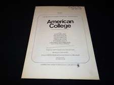 AMERICAN COLLEGE john landis