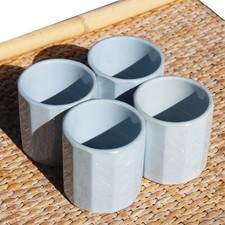 Ensemble de 4 anciens pots à