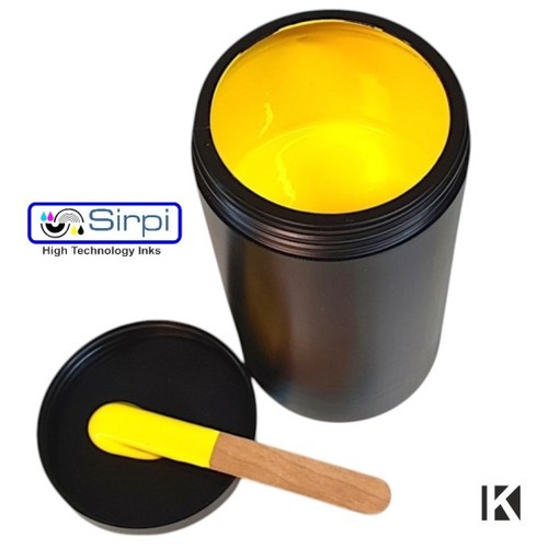 Encre sérigraphie jaune - encre,