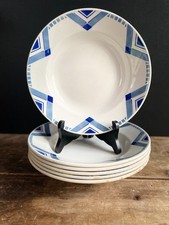 Lot de 6 Assiettes Creuses Art