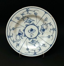  OLD RAUENSTEIN PORCELAIN PLATE FLORAL DECOR BLUE DIAM 20CM