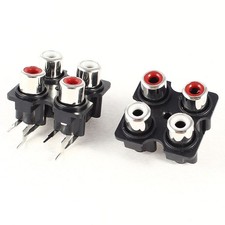 Lot de 2-4 RCA Audio vidéo