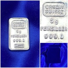 Lingot Argent Pur Credit
