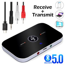 ✅Transmetteur Récepteur Audio Bluetooth 5.0 Adaptateur Stéréo AUX RCA USB TV 3.5