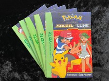 # lot 5 livres jeunesse - POKEMON  - Série SOLEIL ET LUNE - Bibliothèque Verte