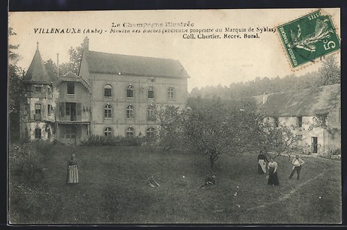 Cpa villenauxe aube maison - /aube,,