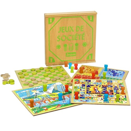 Coffret bois jeux de - coffret,