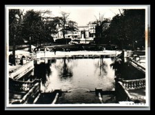 Photo, WW2, radio Berndt, Ln.Abt., jeux d'eau à Dijon/France, 5026-1360