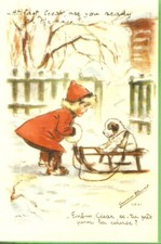 Germaine BOURET carte postale