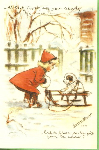 Germaine bouret carte postale - germaine,