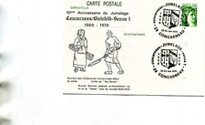 10è Anniversaire Jumelage CONCARNEAU BIELEFELD Pen Sardin Cachet Entier Postal