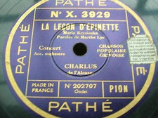 78 trs-rpm-CHARLUS - La lecon