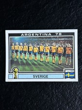 STICKER PANINI ARGENTINA 78 - SVERIGE - 224 - TRÈS BON ÉTAT -