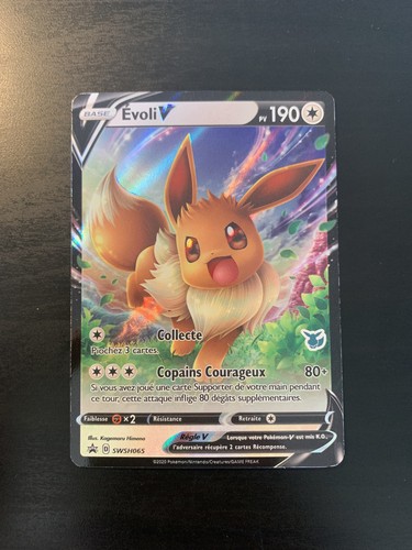 Carte pokémon evoli v - carte,