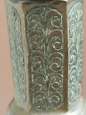 Lampadaire /Pique Cierge Église Laiton Massif Trépied Ouvragé 