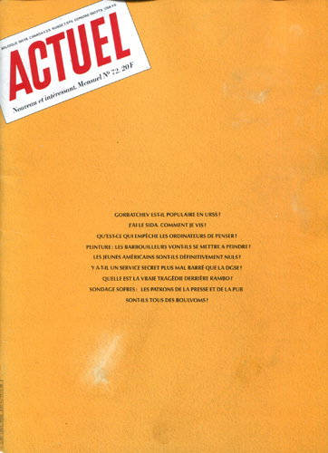 Magazine actuel 1985 - magazine,