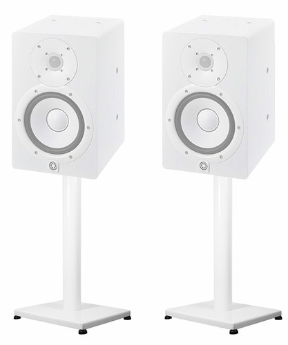 White steel stands - steel, for