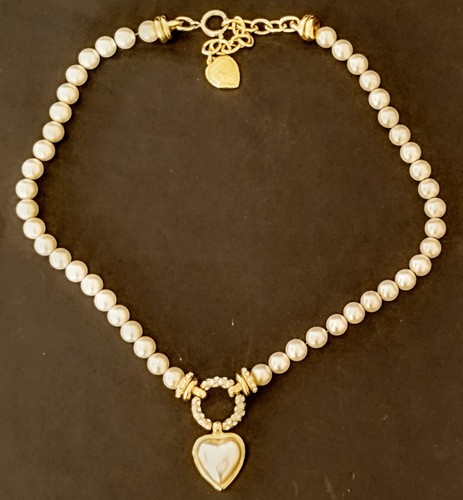 Collier vintage perles - collier,