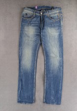 Jean Slim Japan Rags 611 Aiken L Bleu Stonewash Streetwear Hip Hop Button Fly