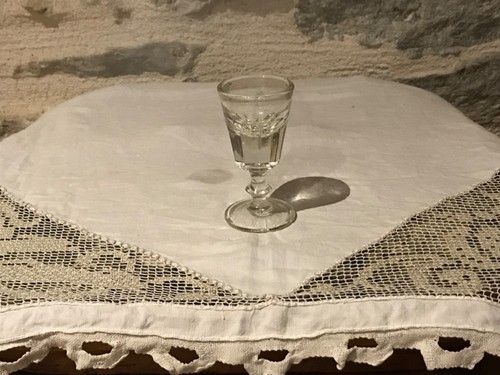 Ancien verre trompe - , dit