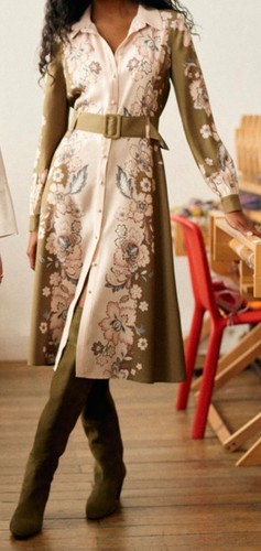 Robe sézane rama kaki neuve - ,