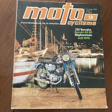 Revue moto Cyclisme N° 13 1970 Yamaha 125 YAS1 Suzuki AS50 AJS éléphants etc