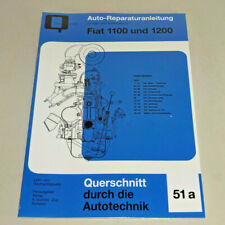Manuel De Réparation Automobile / Guide D'Entretien - Fiat 1100 Et Fiat 1200