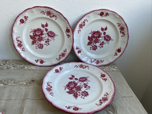 Anciennes assiettes plates - 3,