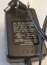 US Plug 120V Power Adapter