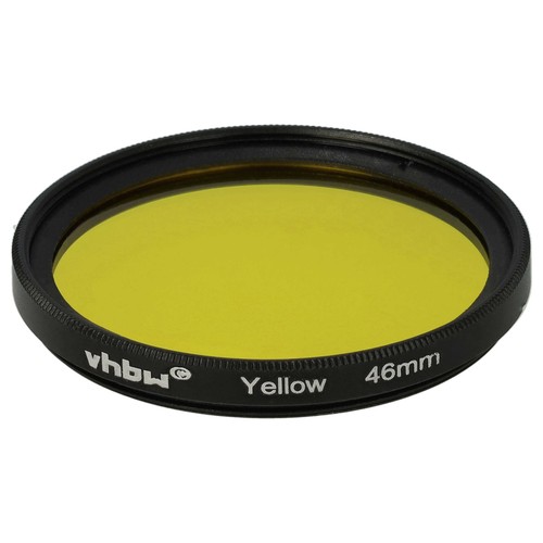 Filtre couleur jaune objectif