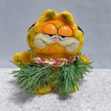 Peluche vintage Garfield Hawaii 19 cm jouet en peluche objet de personnage cl...