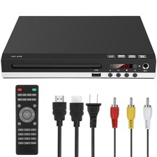 Lecteur DVD pour téléviseur, lecteur CD domestique avec câbles HDMI et RCA