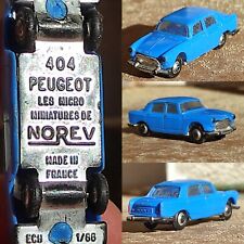 1/86 Micro NOREV Peugeot 404 Voiture Miniature Collection Réseau Train HO 1/87