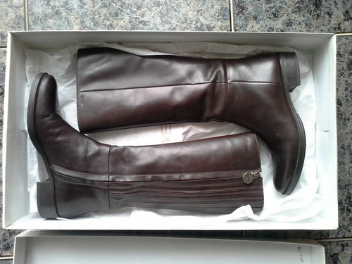 Bottes cuir geox respira - cuir, femme