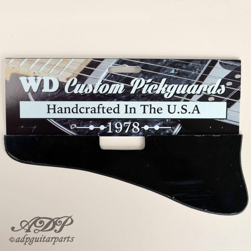Pickguard noir gaucher - gaucher, pour