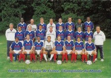 France, 1998, EP L'équipe de France, championne du monde. Sport, football