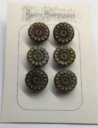Anciens boutons verre - boutons, sur
