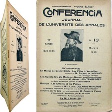 Conferencia Annales n°13 1925