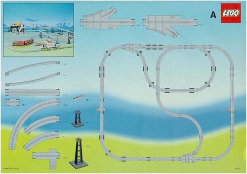Lego train rails chemin - lego®,