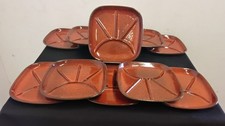 Assiettes A Fondue / Raclette Vintage Année 60/70