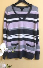 NWT Tahari Gray And Purple V