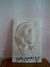 Rare Portrait en plâtre de Bob MARLEY