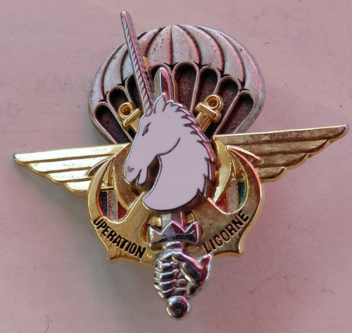Insigne opération licorne - insigne,