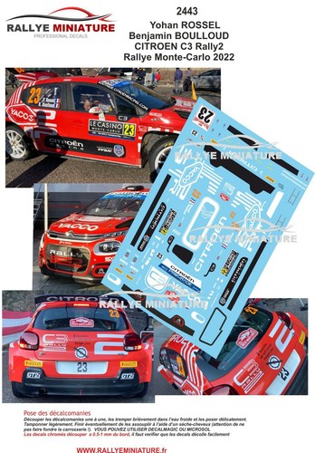Decals ref 2443 citroen - decals, 1/32