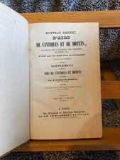 Labet de Sérène Nouveau recueil Airs Cantiques Motets partition choeur mixte