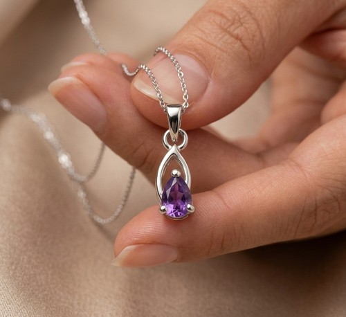 Pendentif améthyste en - pendentif,